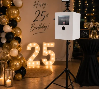 Fotobox auf einen Geburtstagsevent